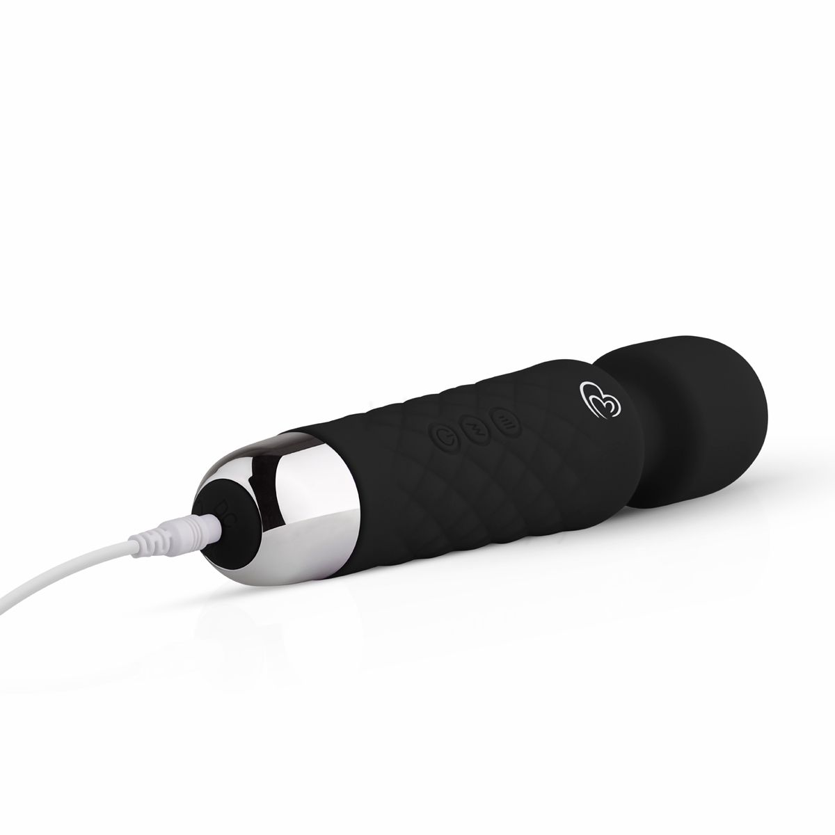 EasyToys Mini Wand Vibrator - Black - Billede 4