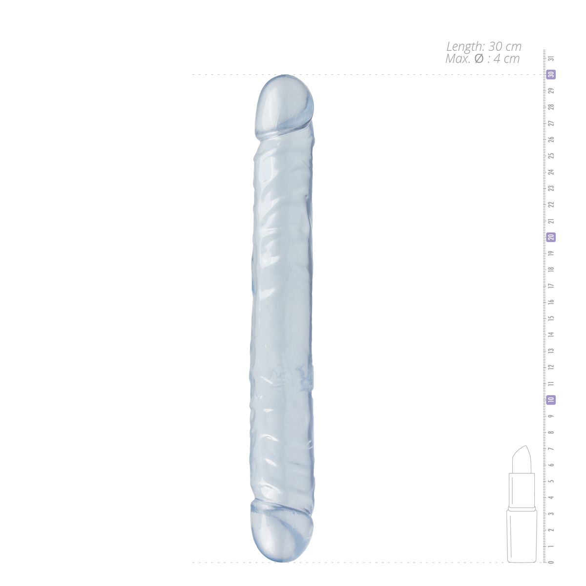 Crystal Jellies - 12 Inch Jr. Double Dong - Billede 4