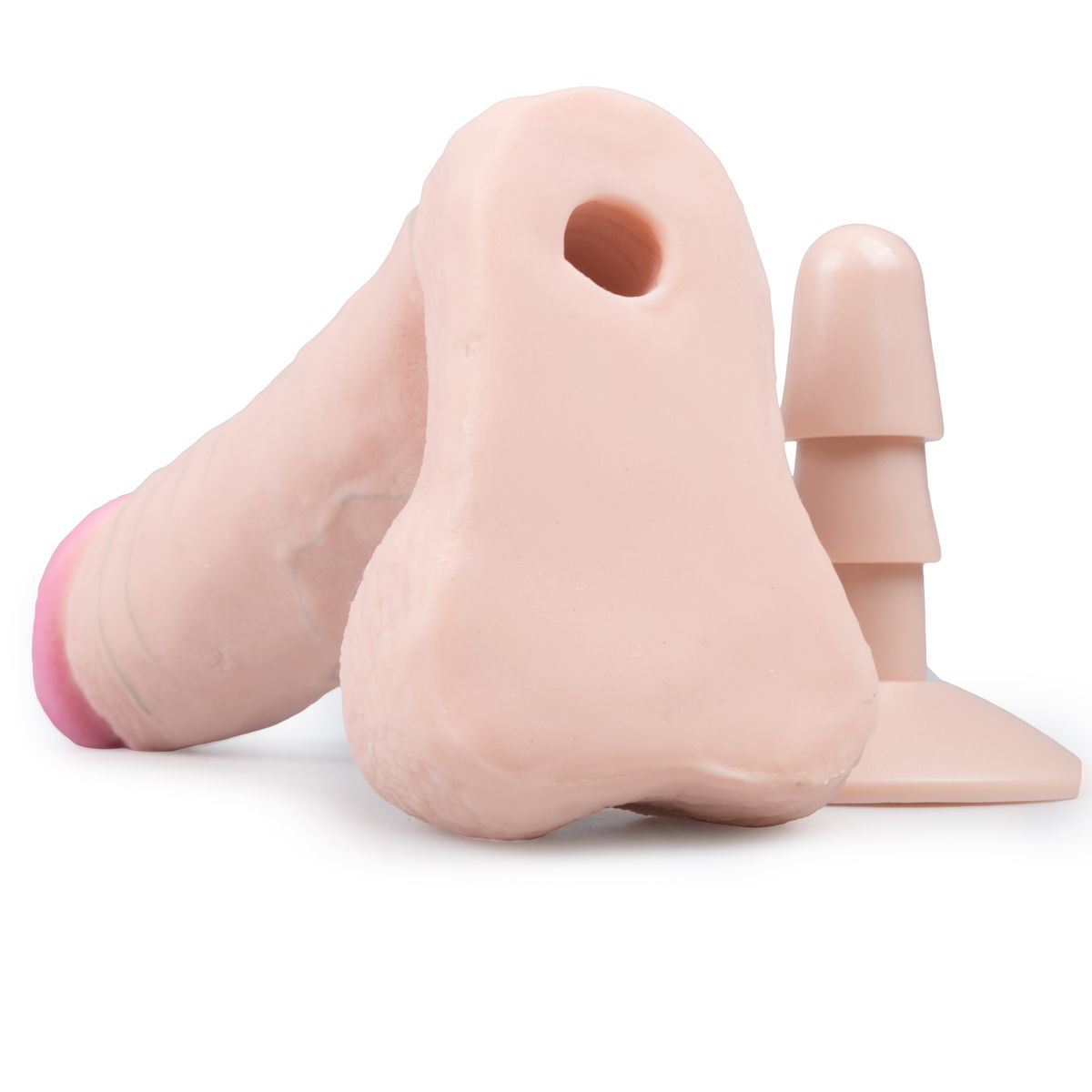 Realistic Cock Ultraskyn Dildo - 21 cm - Billede 5