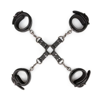 Easytoys Fetish - Hogtie With Hand and Anklecuffs - Black