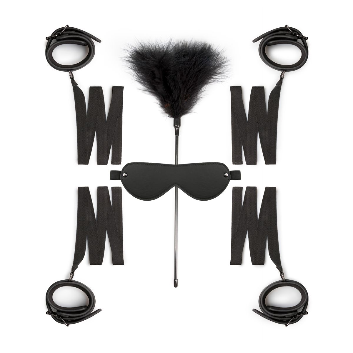 Easytoys Fetish - Bondage Kit - Handcuffs, ankle cuffs & eye mask - Billede 3