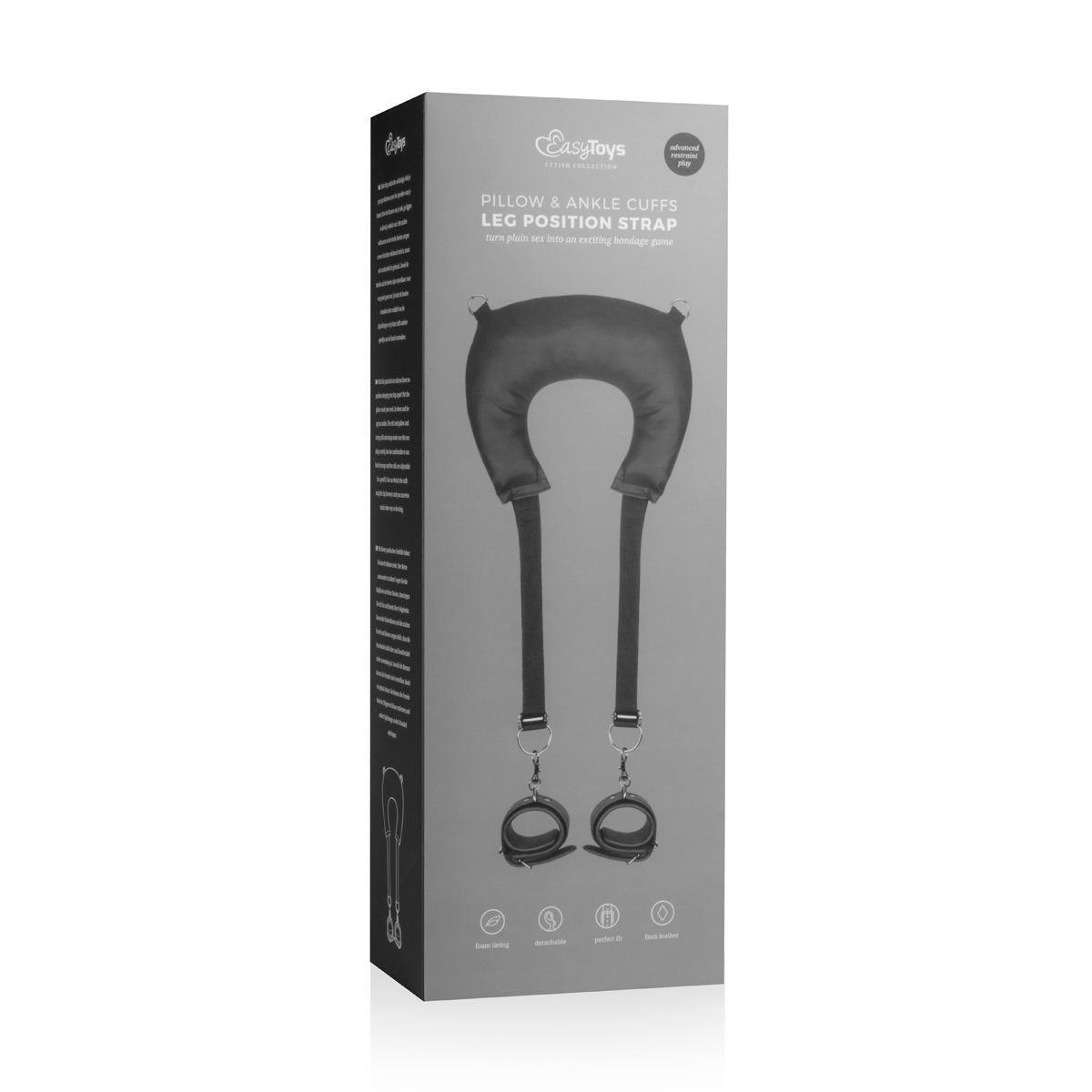 Easytoys Fetish - Pillow & Ankle Cuffs Leg Position Strap - Billede 3