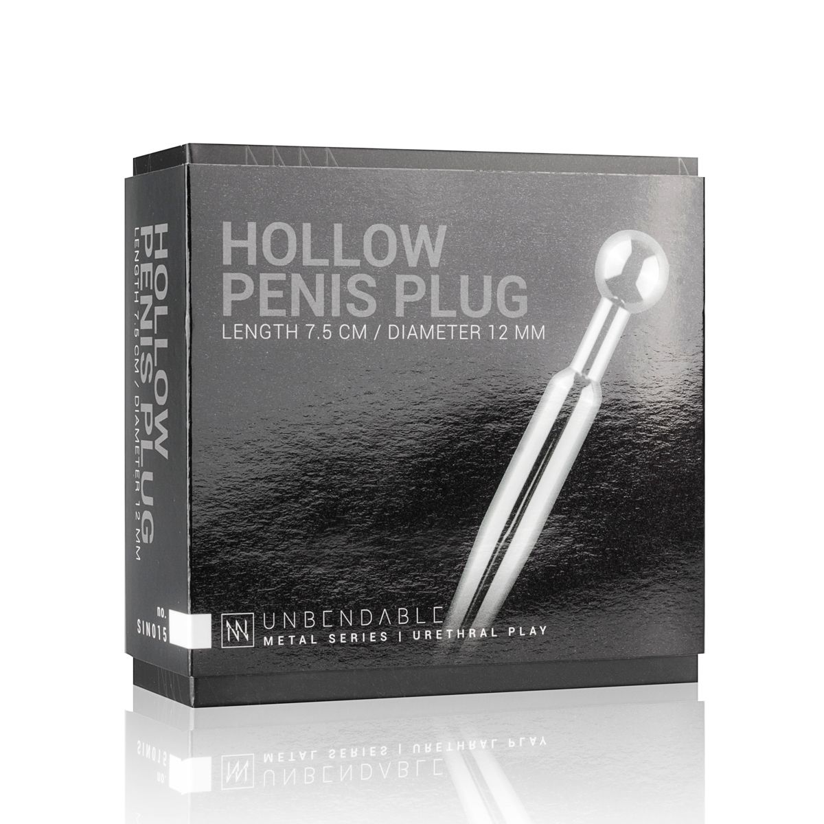 Korte Holle Penis Plug Met Afneembare Top - Billede 5