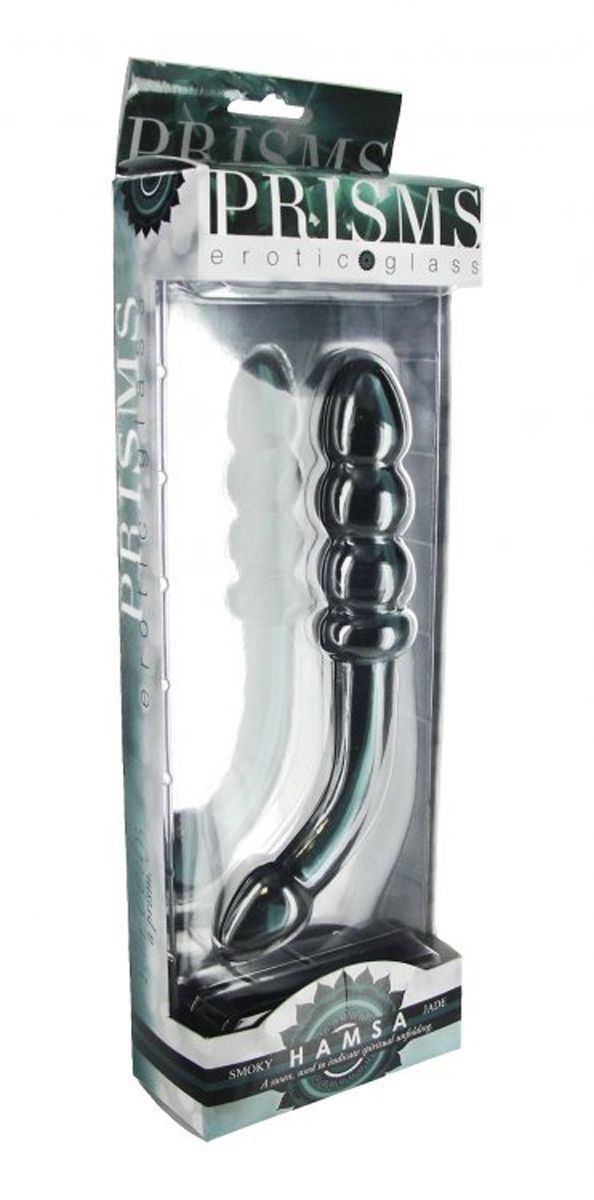 Hamsa G-Spot-/Prostate Dildo - Smoky Jade - Billede 2