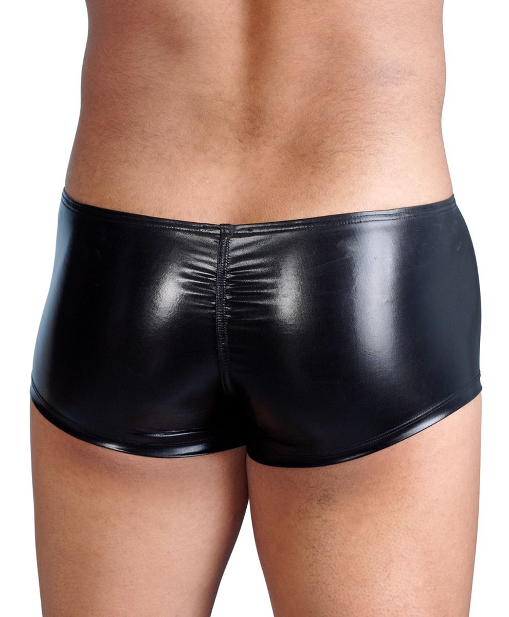 Wet look Men's Zippered Boxers - Billede 2