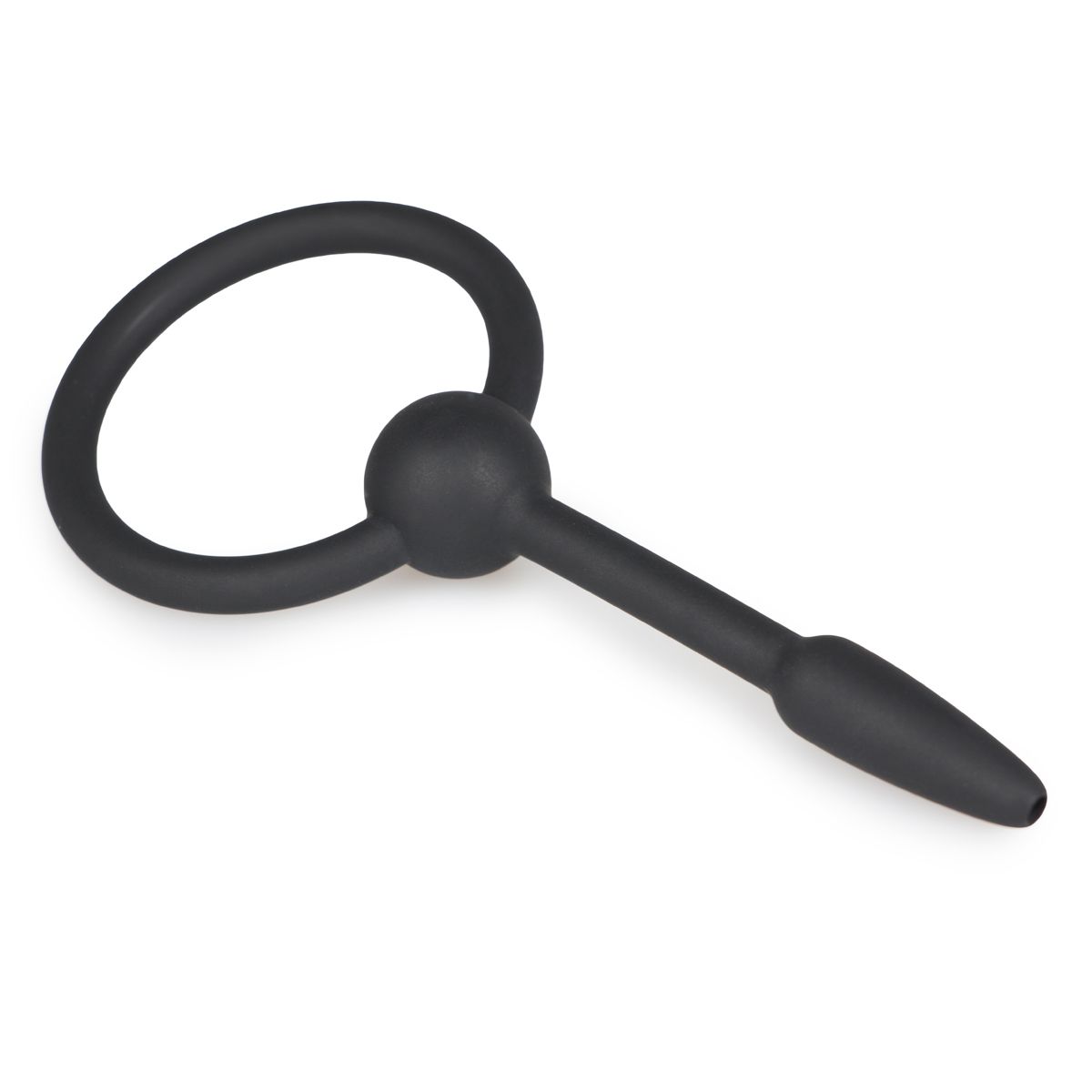 Small Silicone Penis Plug With Pull Ring - Billede 2