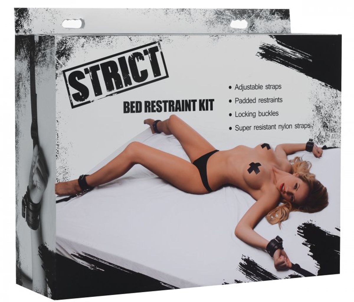 XR Brands - Bed Restraint Kit Bed Cuffs - Black - Billede 6
