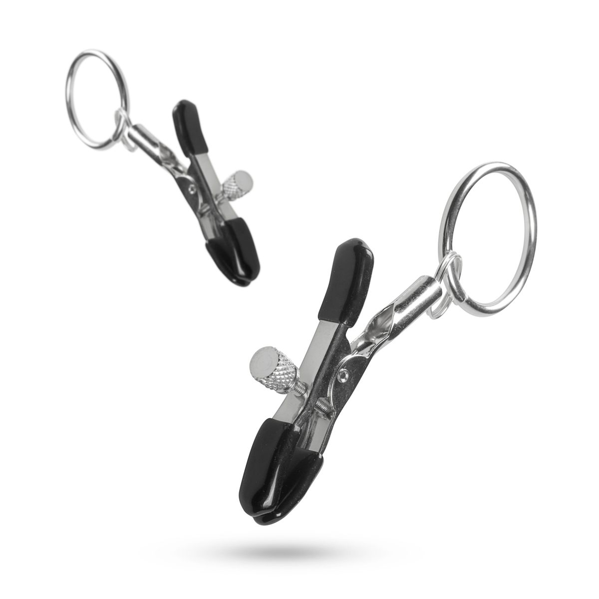Easytoys Fetish - Metal Nipple Clamps With Ring - Billede 2