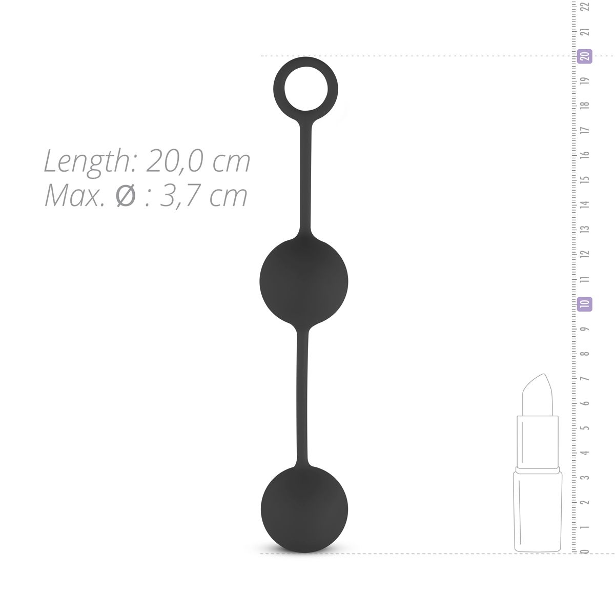 Love Balls With Counterweight - Black - Billede 5