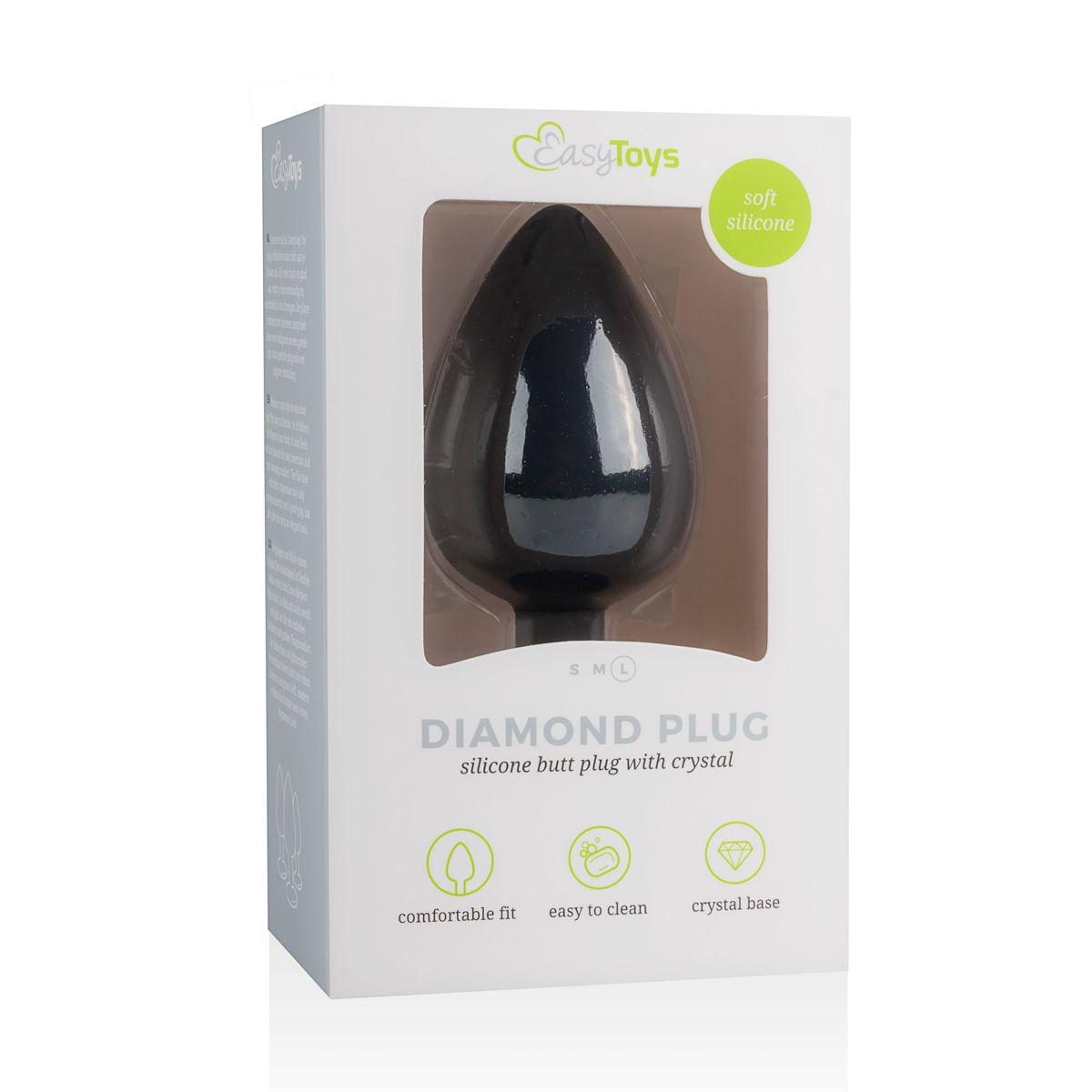 Diamond Plug Large - Black - Billede 4