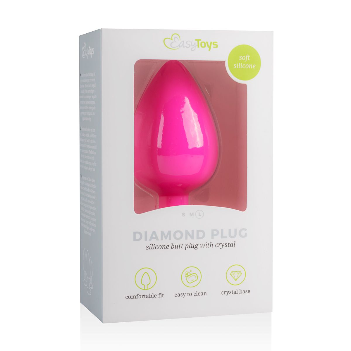 Diamond Plug Large - Pink - Billede 4