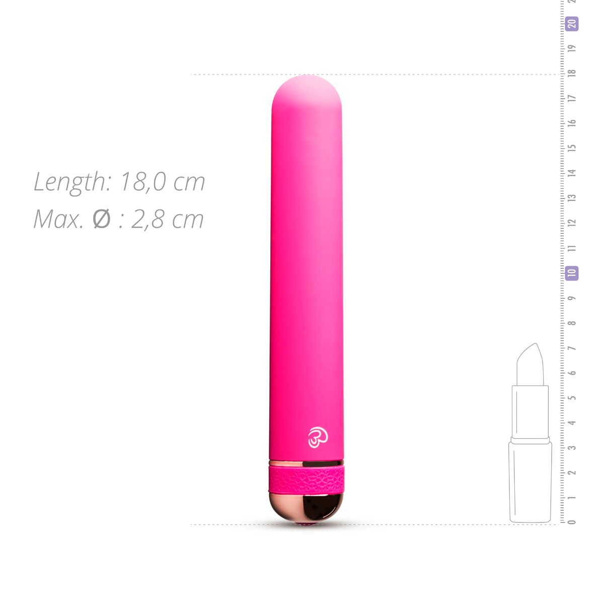 Supreme Vibe Vibrator - Pink - Billede 4