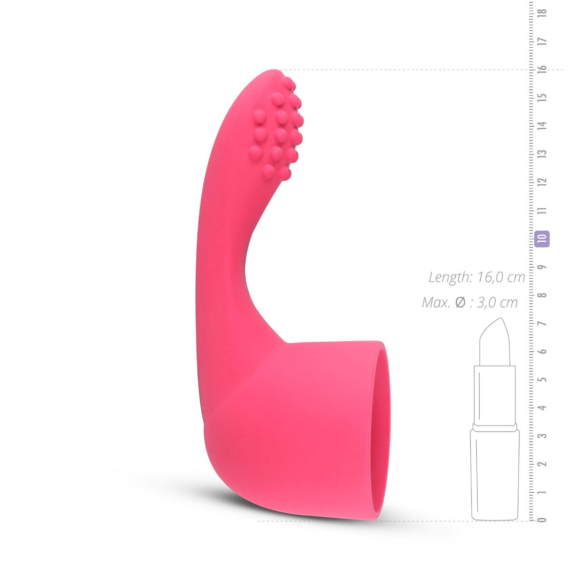 MyMagicWand G-Spot Attachment - Pink - Billede 12