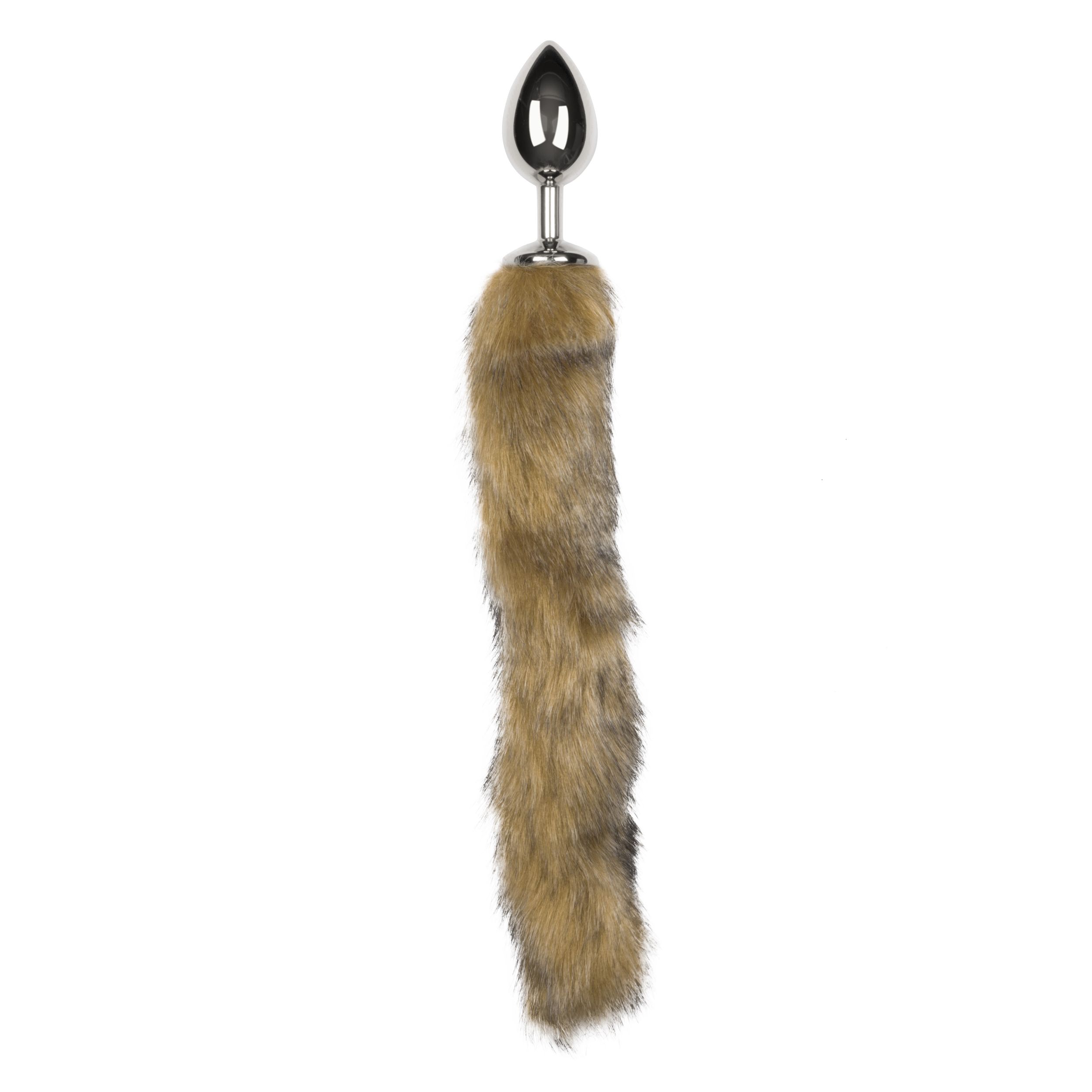 Easytoys Fetish - Fox Tail Plug No. 3 - Silver - Billede 2