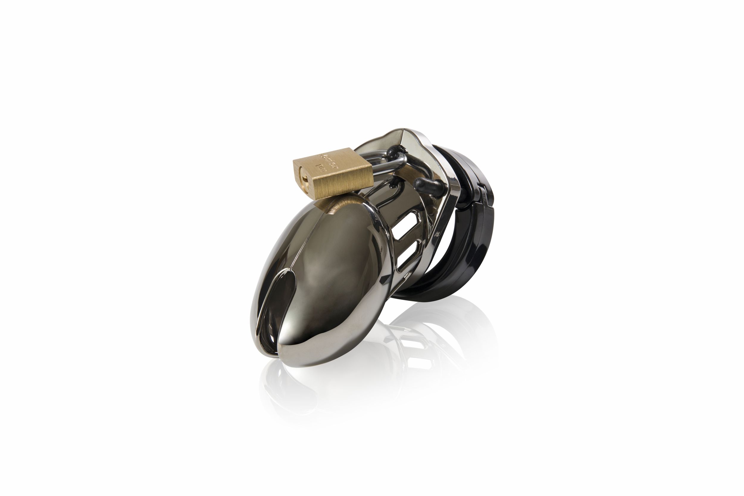 CB-6000S Chastity Cage - Chrome - 35 mm - Billede 7
