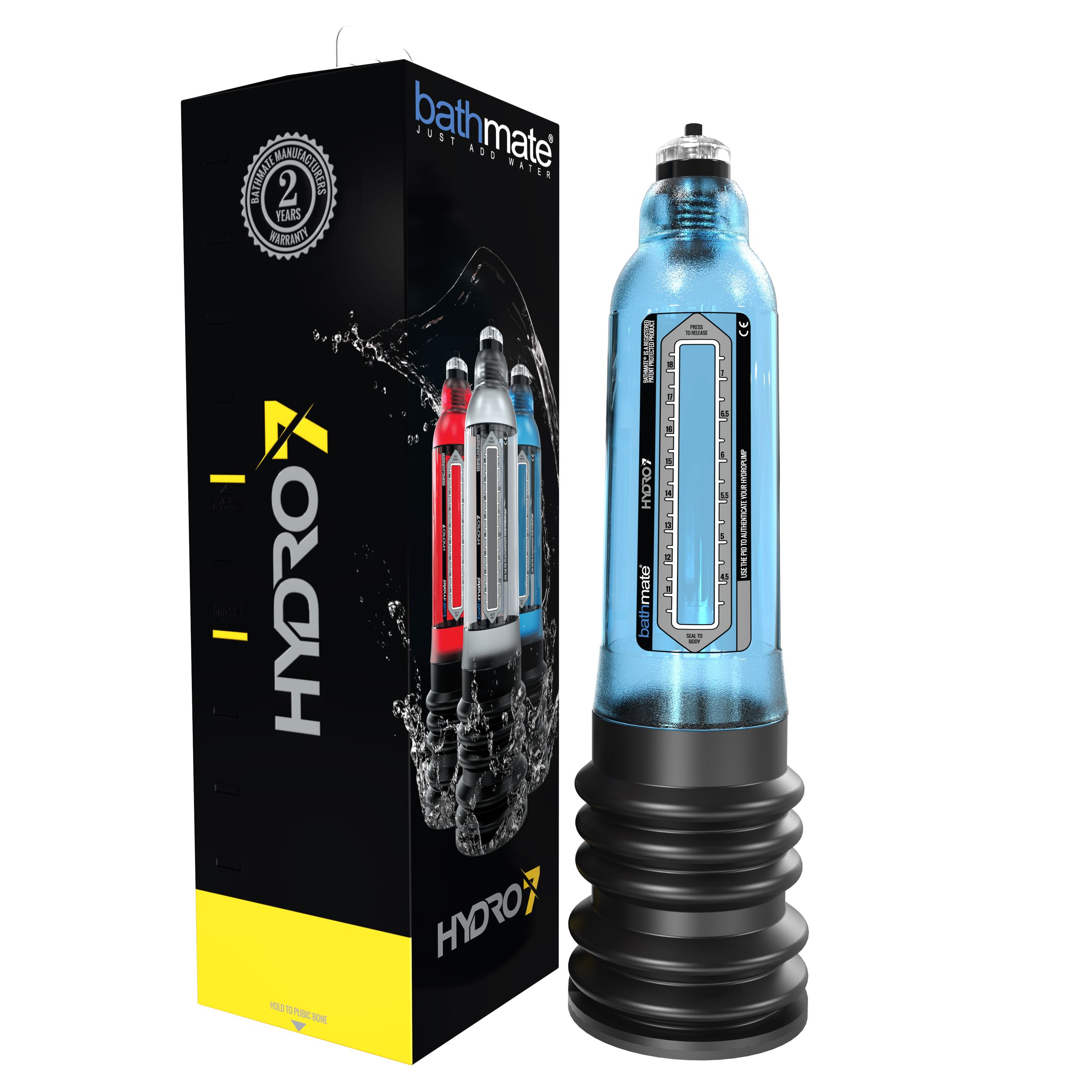 Bathmate Hydro 7 Penis Pump - Blue - Billede 6