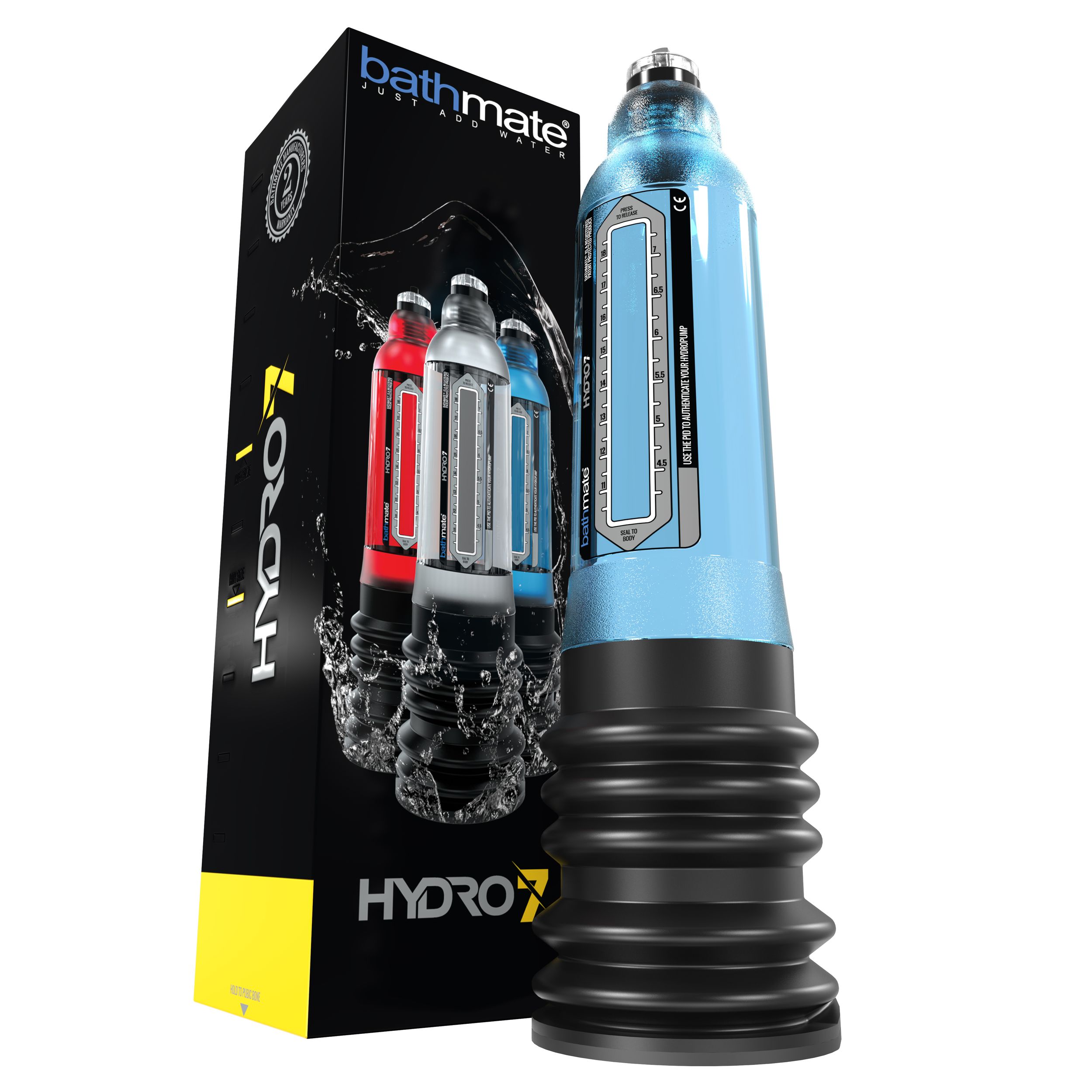 Bathmate Hydro 7 Penis Pump - Blue - Billede 5