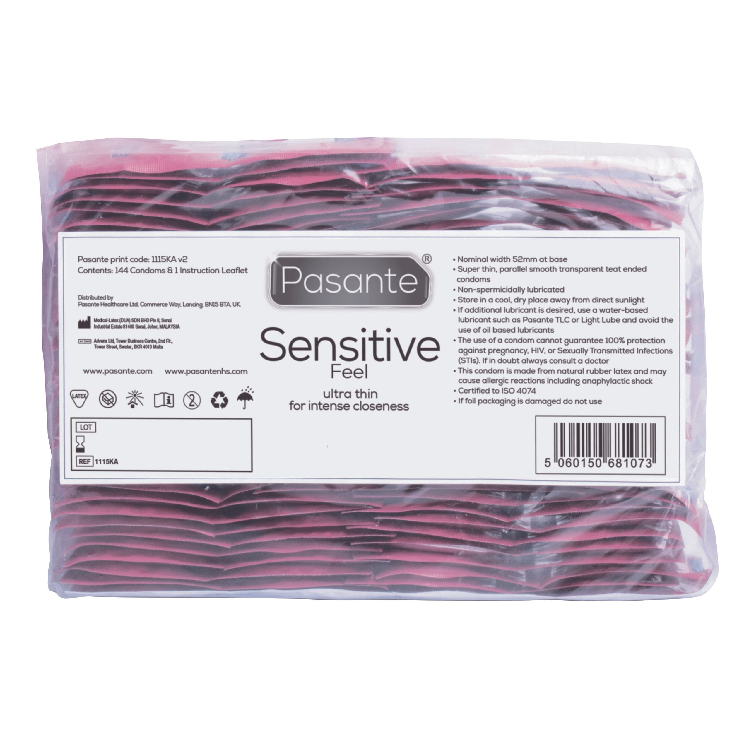 Pasante Sensitive condoms 144 pcs - Billede 2