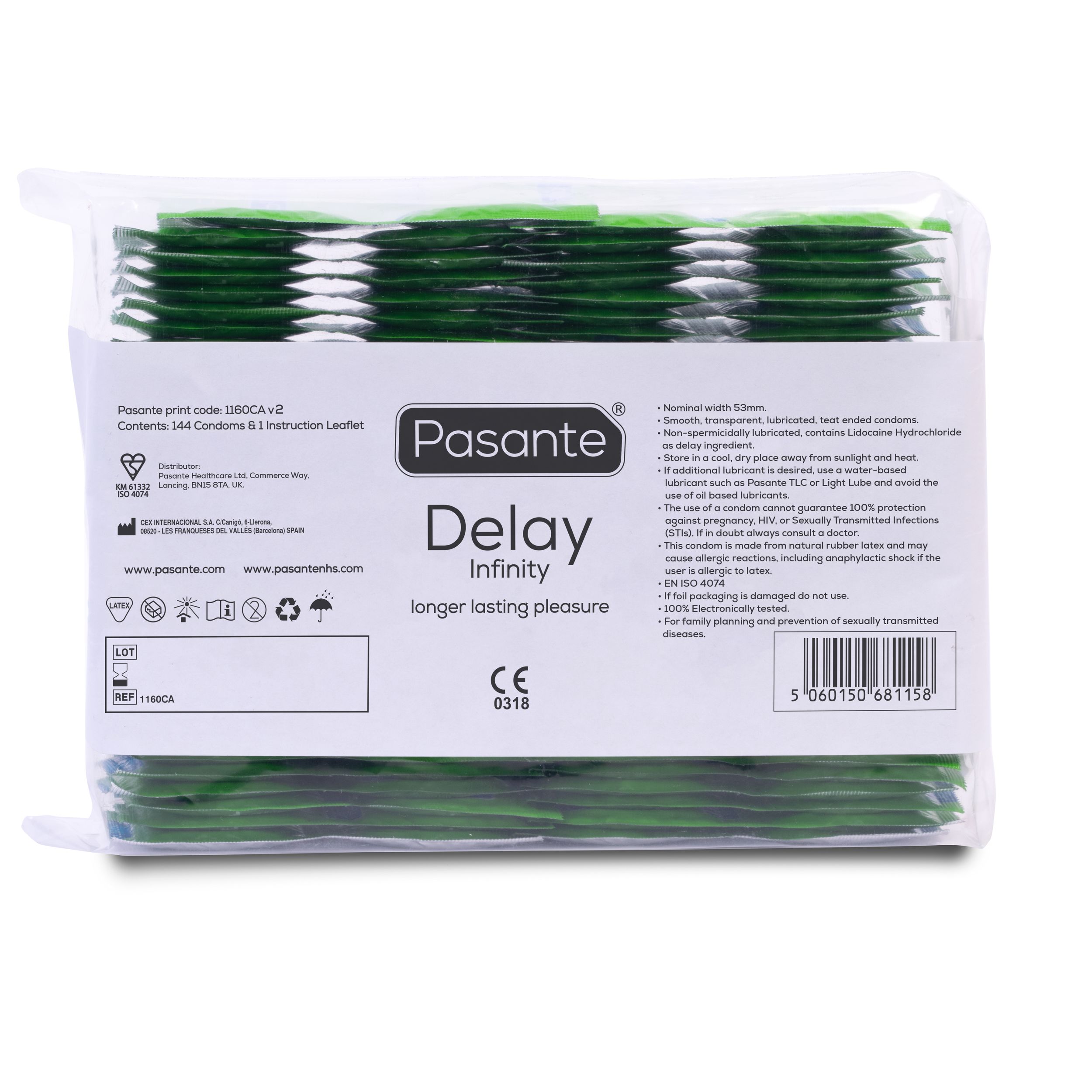 Pasante Delay condoms 144 pcs - Billede 2