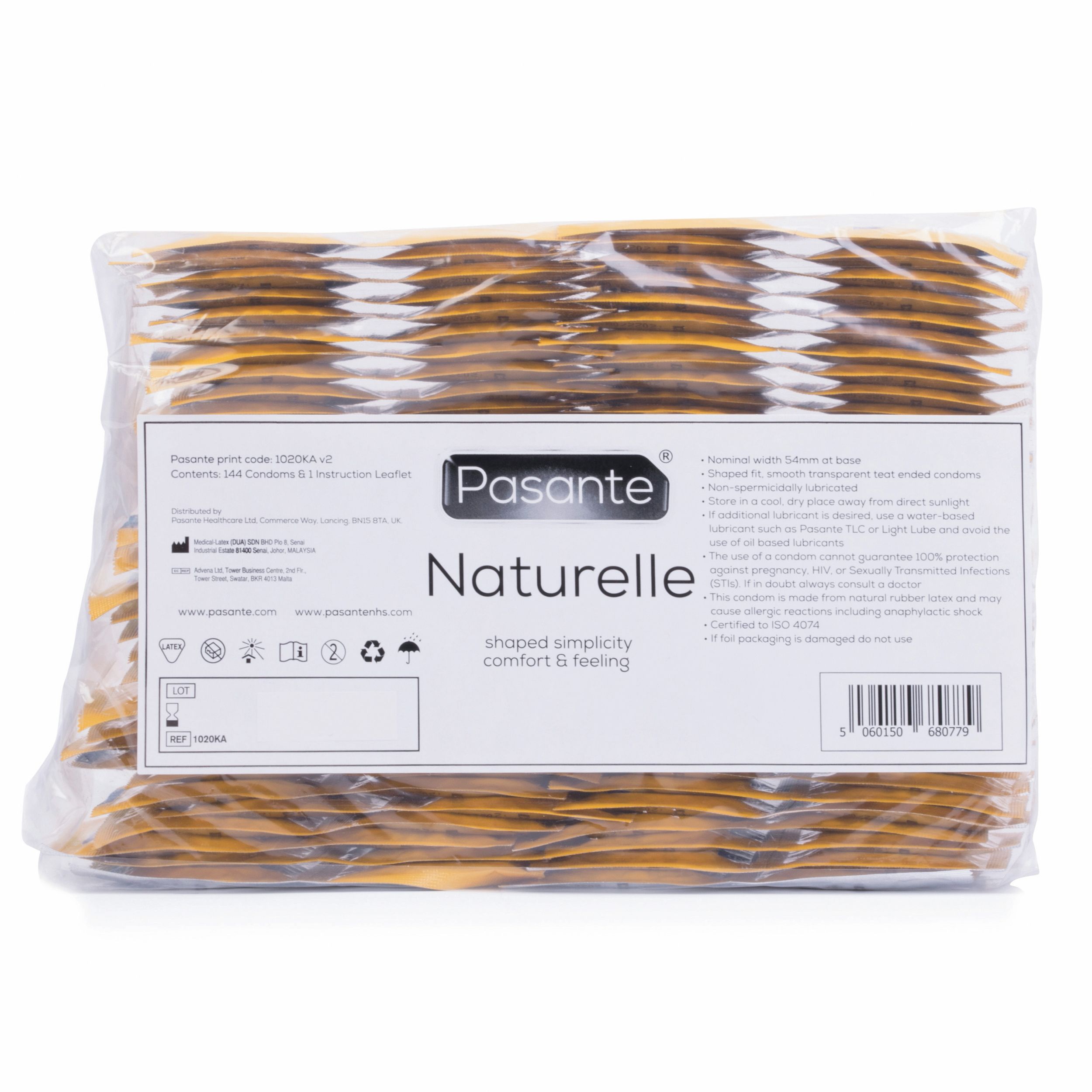 Pasante Naturelle condoms 144 pcs - Billede 2