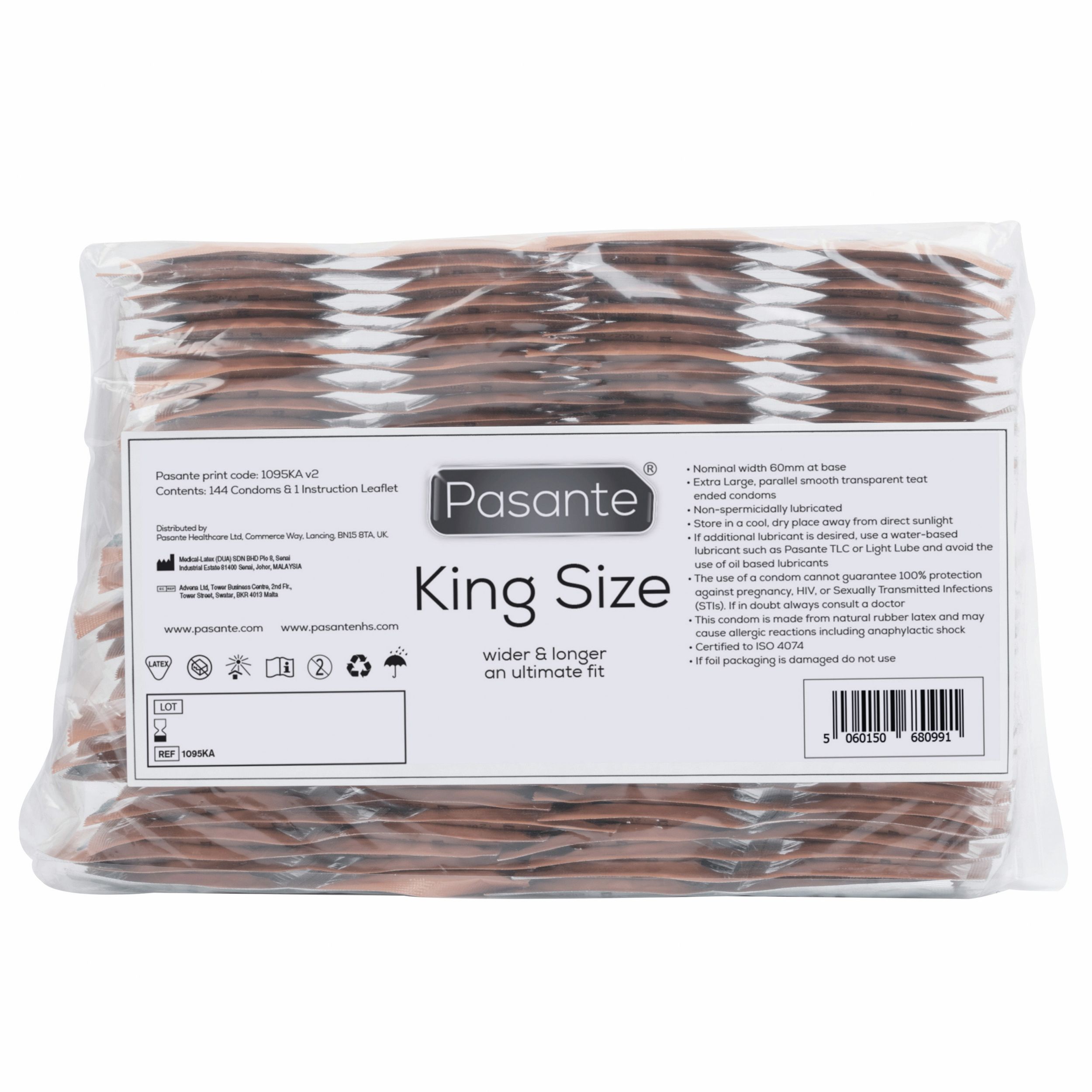 Pasante King Size condoms 144 pcs - Billede 2