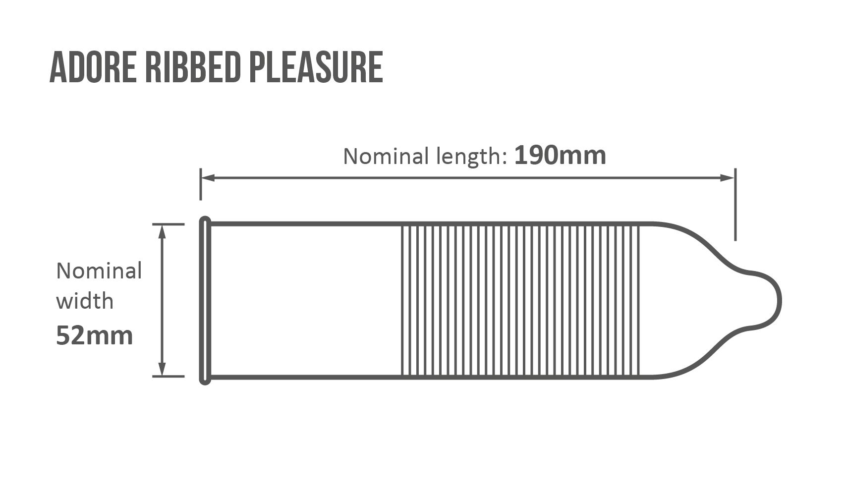 Adore Ribbed Pleasure condoms 144 pcs - Billede 3
