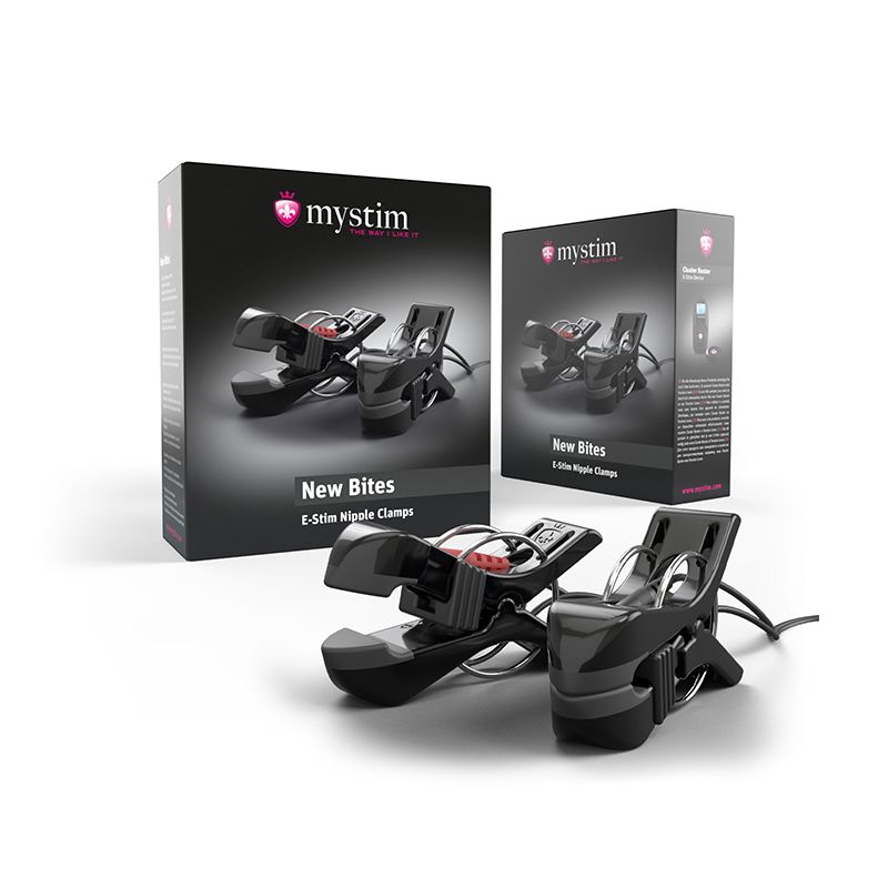 Mystim - Barry Bite Nipple Clamps - Black - Billede 2