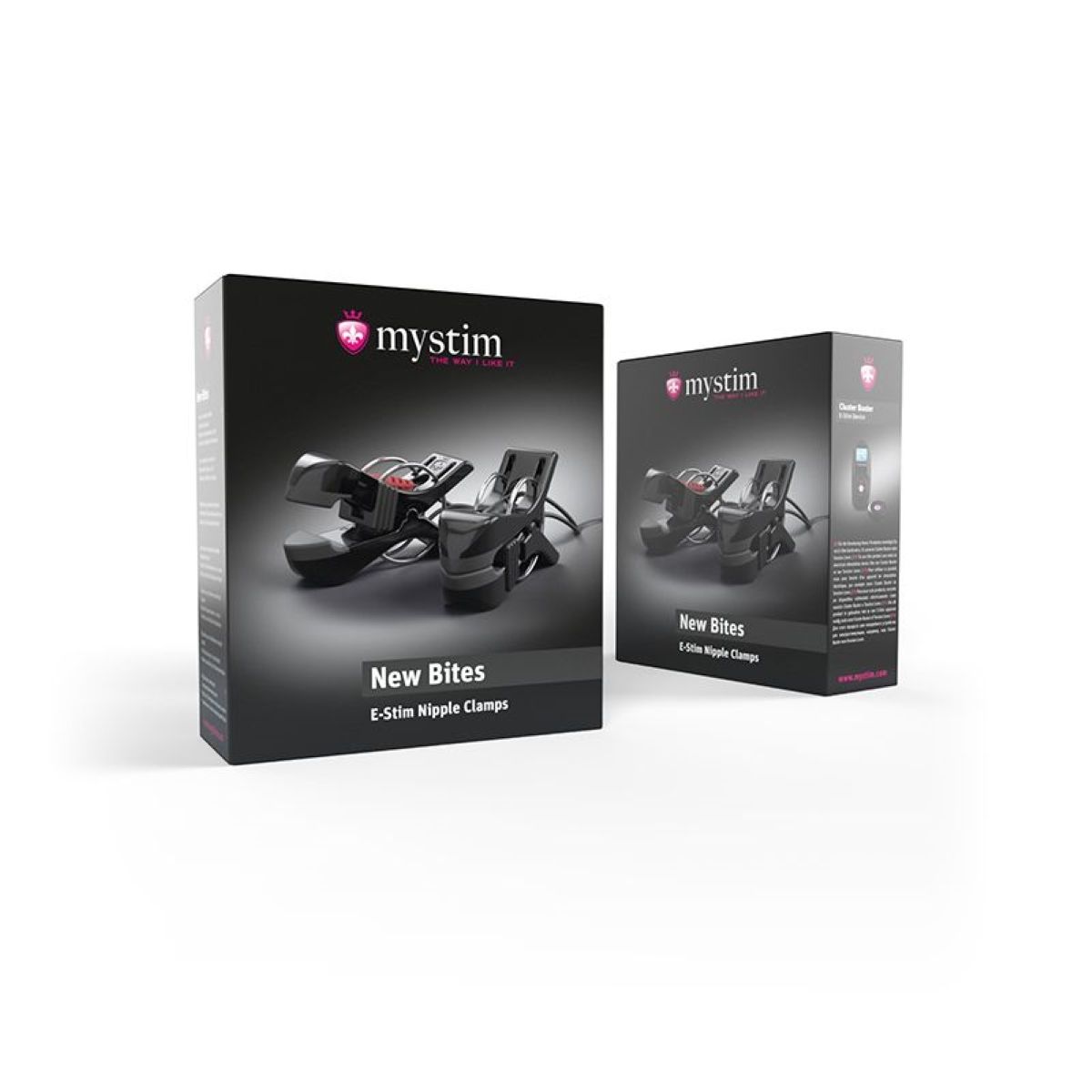 Mystim - Barry Bite Nipple Clamps - Black - Billede 3