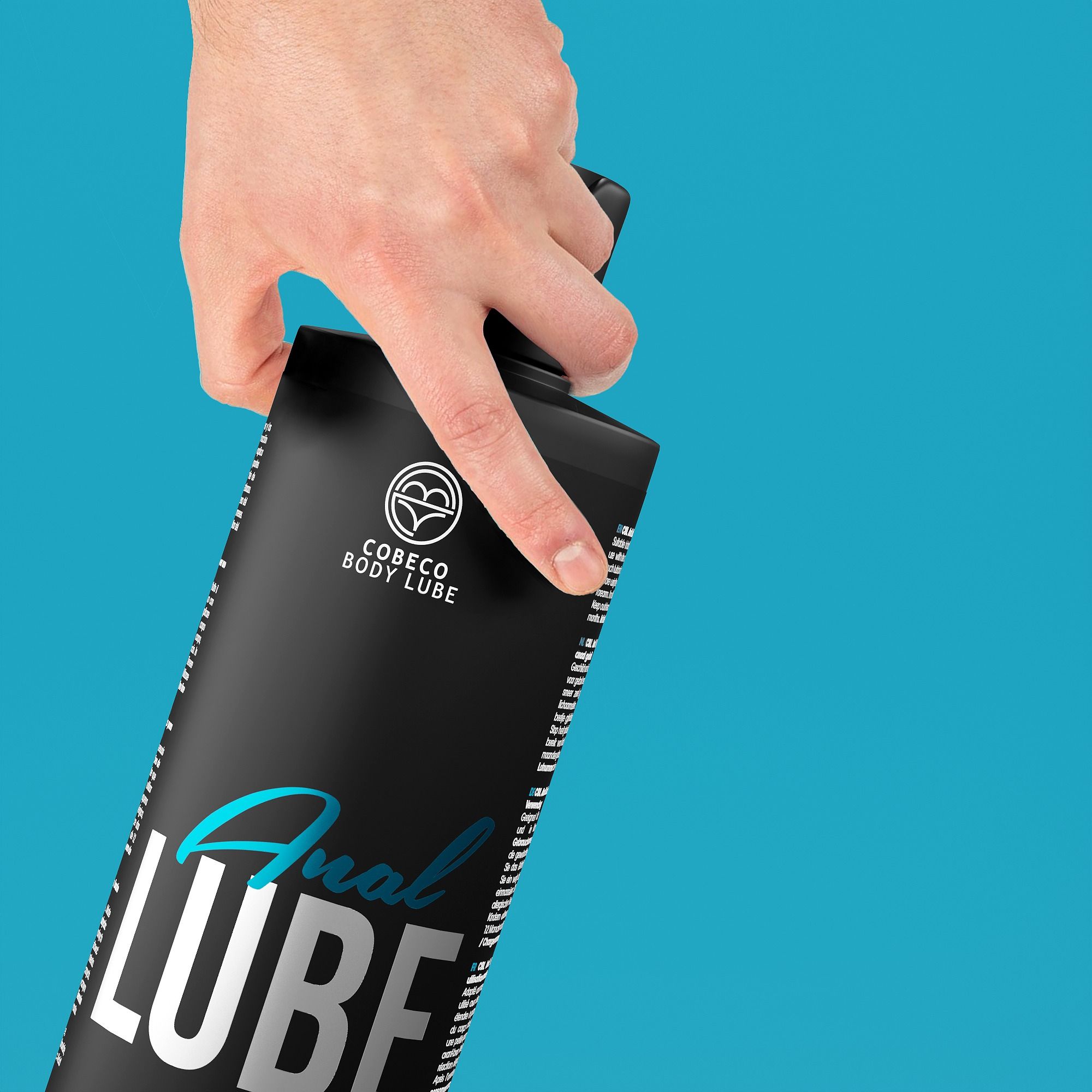 Cobeco AnalLube Waterbased Bottle 250ml - Billede 3