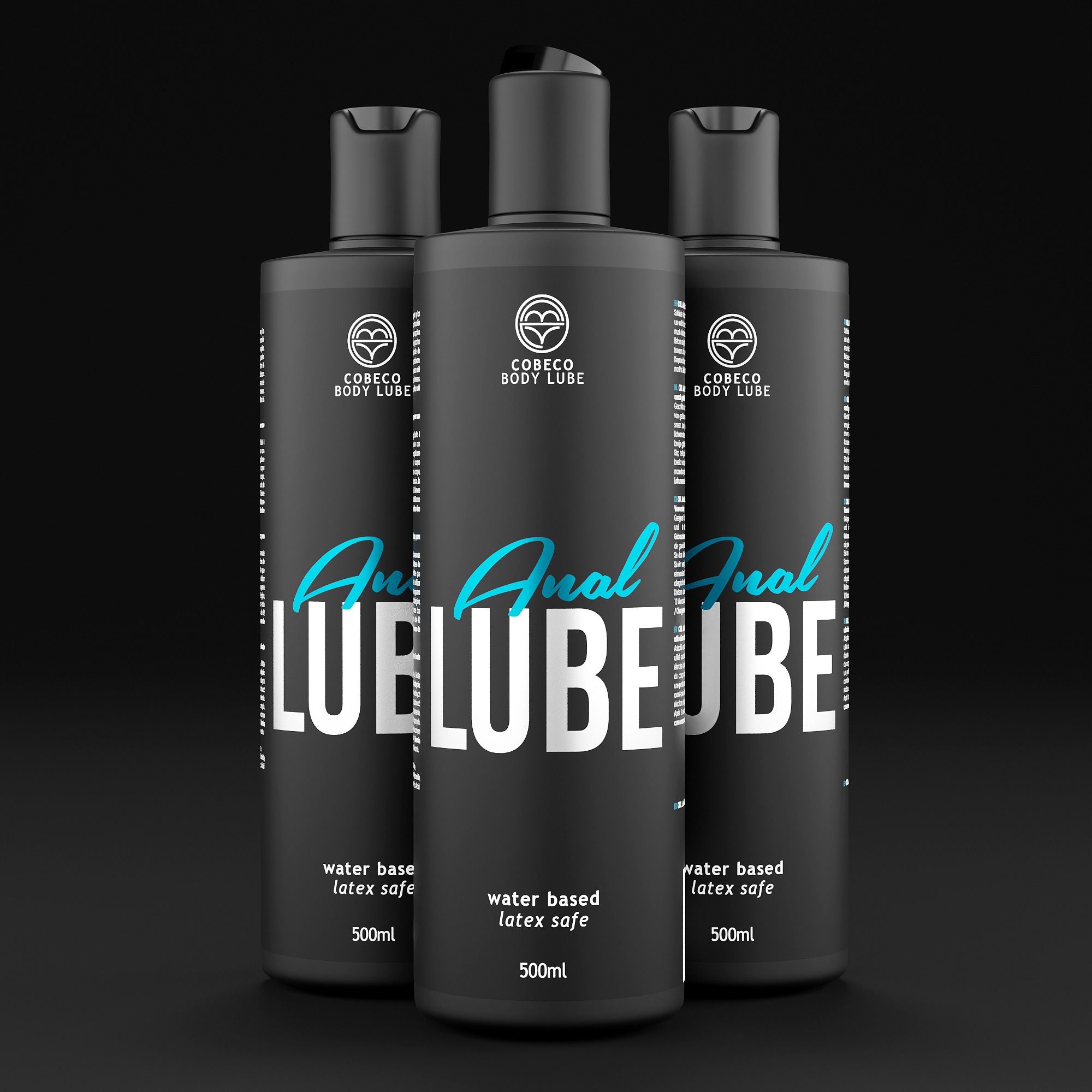 Cobeco AnalLube Waterbased Bottle 500ml - Billede 4
