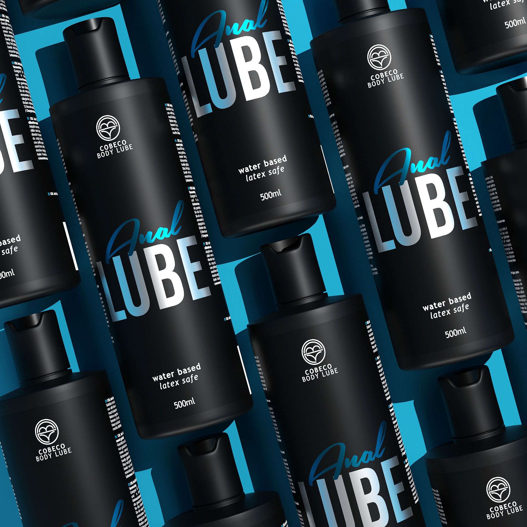 Cobeco AnalLube Waterbased Bottle 500ml - Billede 6