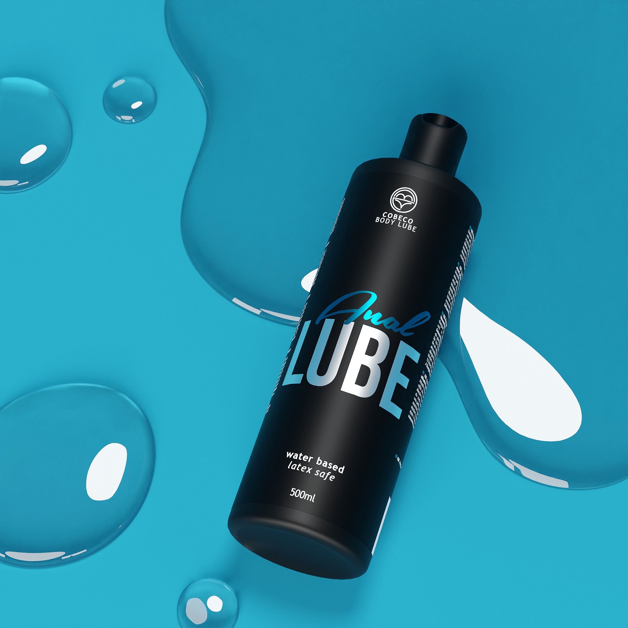 Cobeco AnalLube Waterbased Bottle 500ml - Billede 3