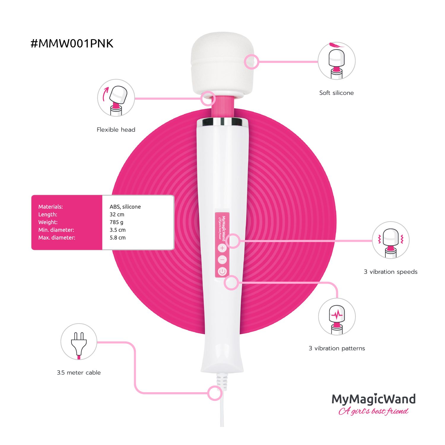 MyMagicWand - Pink - Billede 8