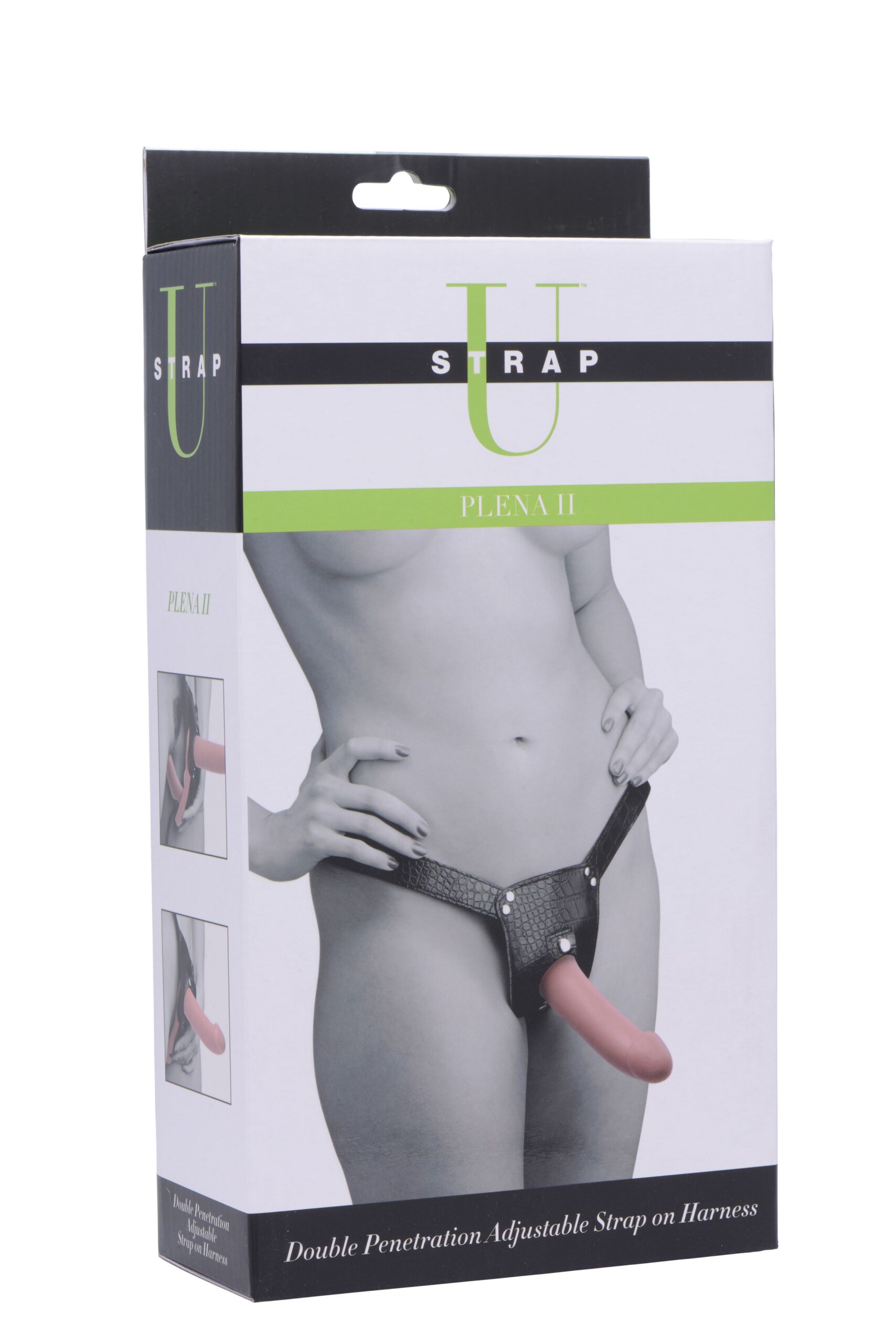 Plena II Double Penetration Adjustable Strap on Harness - Billede 4
