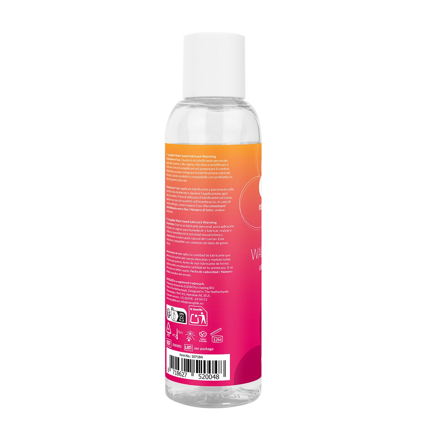 EasyGlide Warming Lubricant - 150 ml - Billede 2
