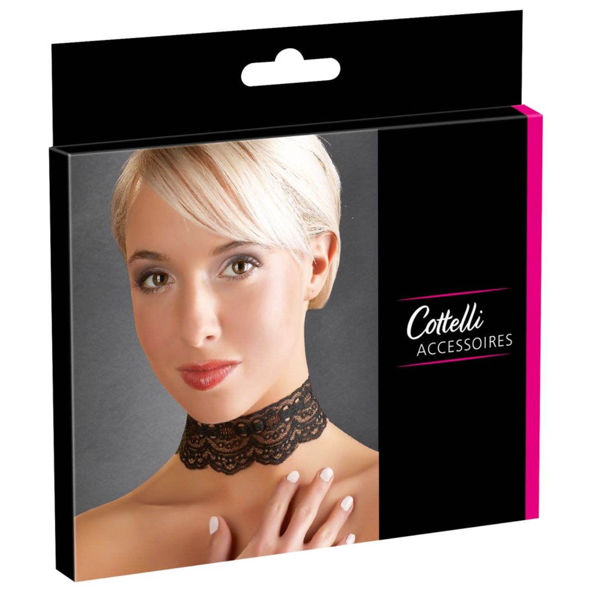 Cottelli Collection - Lace Collar - Black - Billede 4