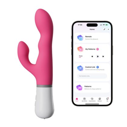 Lovense - Nora G-spot Vibrator With App - Pink